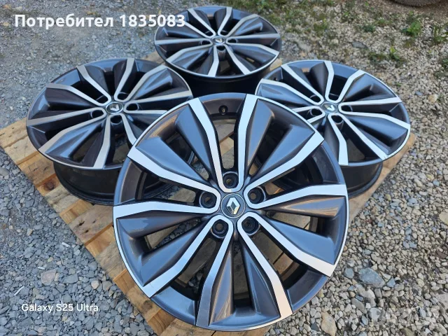 Лети джанти 19ки 5х114.3 Renault