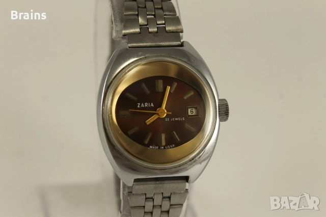Дамски Ръчен Часовник ZARIA USSR, снимка 4 - Дамски - 51626236