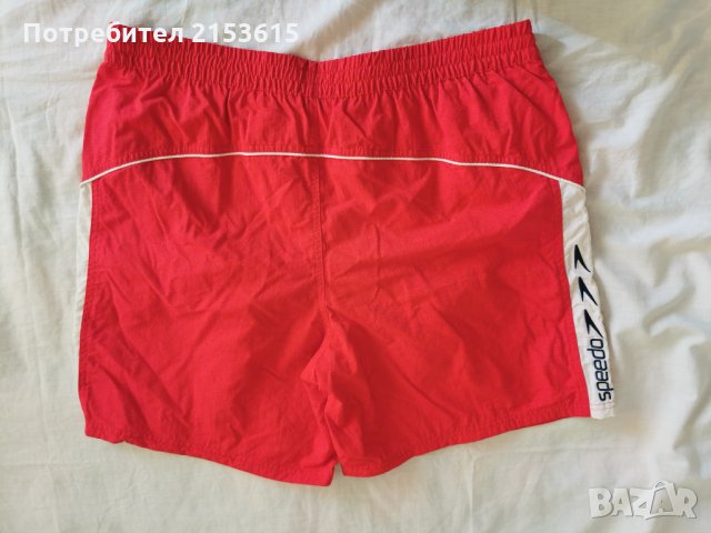 speedo  къси гащи шорти червени оригинални размер XL, снимка 2 - Къси панталони - 35230442