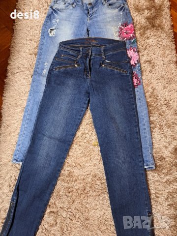 Дамски дънки 2 бр., снимка 2 - Дънки - 44490272