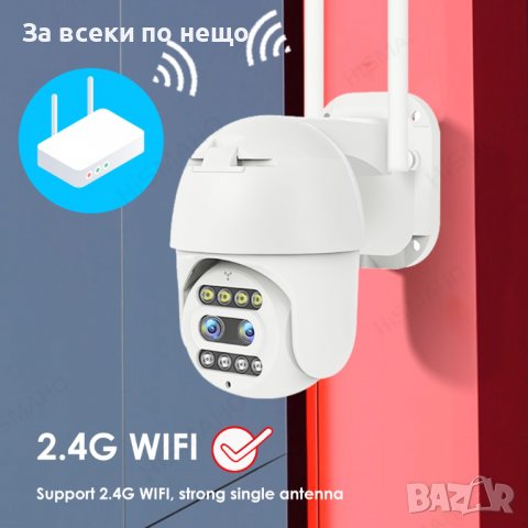 Външни камери с две лещи и оптичен зуум 10пъти до 200метра, снимка 6 - Камери - 37485187