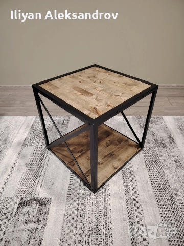 Маса в индустриален стил "CUBE"