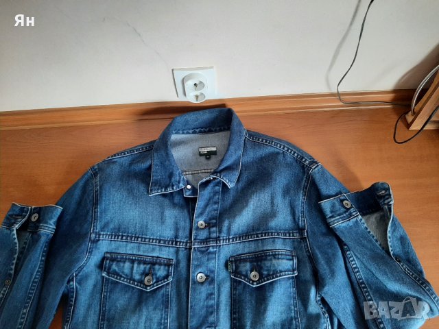  Оригинално Paul Smith Дънково Яке-тъмно синьо-XL 