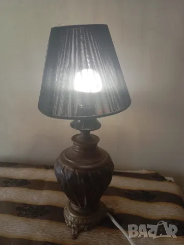 Стара настолна лампа, снимка 4 - Настолни лампи - 49902075