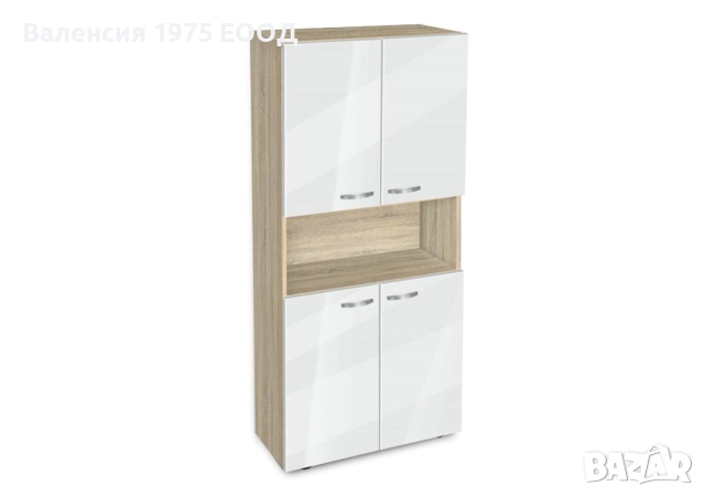 Етажерка Ава 5 с две или четири вратички гланц, снимка 10 - Етажерки - 29557939