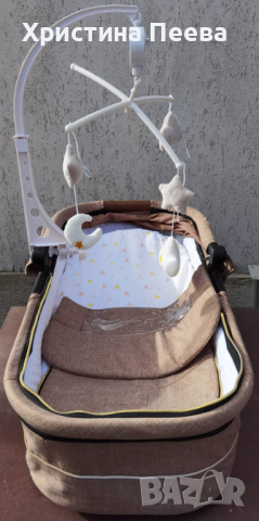 Бебешка количка с кош за новородено 3в1  LORELLI Angel, снимка 8 - Детски колички - 44794182