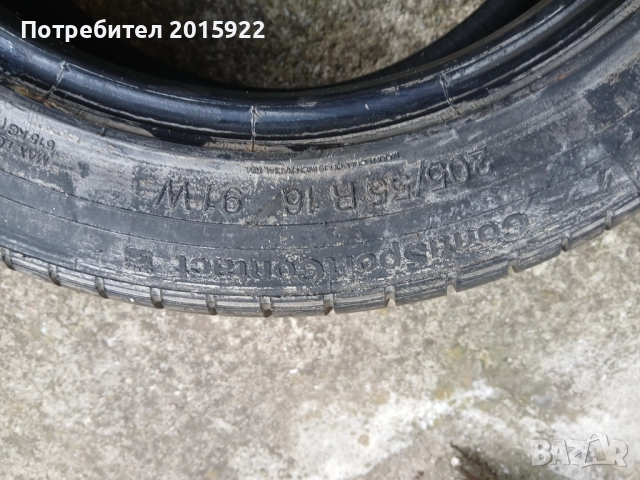 Чисто нова гума от резервна неизползвана 16цола Continental 205/55/16..8мм-грайфер , снимка 6 - Гуми и джанти - 52022533