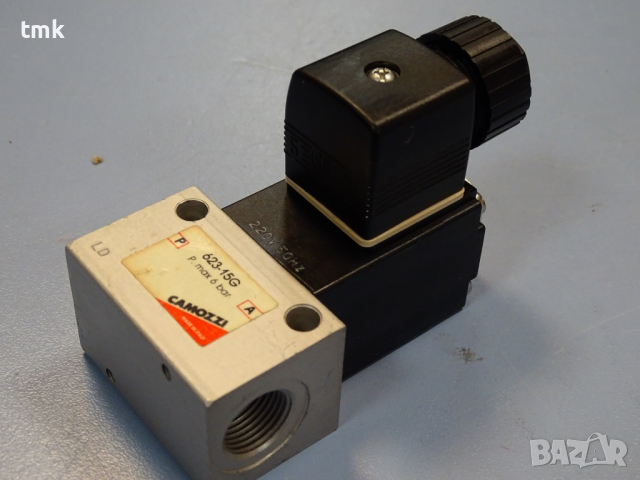 пневматичен разпределител CAMOZZI 623-15G solenoid valve 220V 50Hz, снимка 7 - Резервни части за машини - 36519756