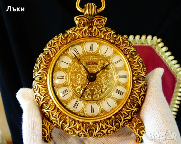 Lancel френски механичен часовник,позлата. , снимка 5 - Антикварни и старинни предмети - 30407839