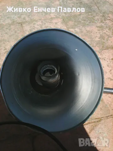 Стара индустриална лампа, снимка 4 - Антикварни и старинни предмети - 50387018