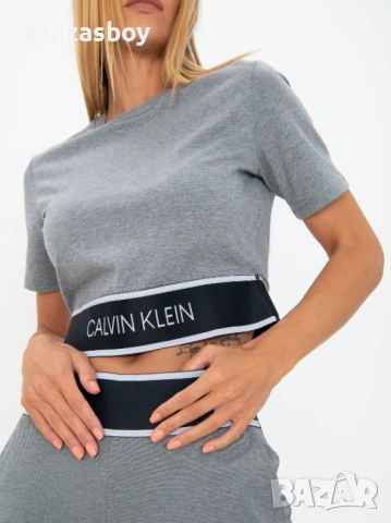 Calvin Klein Performance Women's t-shirt s/s grey - страхотна дамска тениска КАТО НОВА С