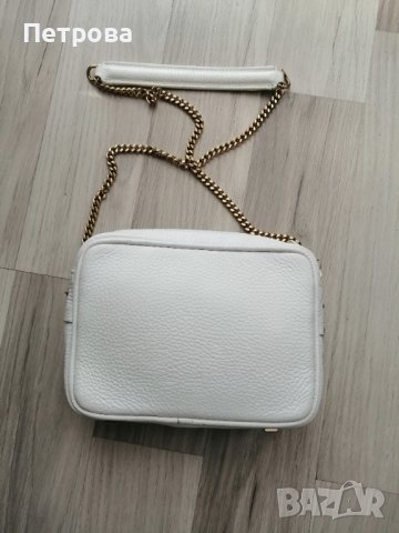 MSGM кожена бяла чанта Оригинал, снимка 2 - Чанти - 40067541