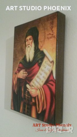 Икона на Свети Антоний icona Sveti Antonii, снимка 3 - Картини - 12949963