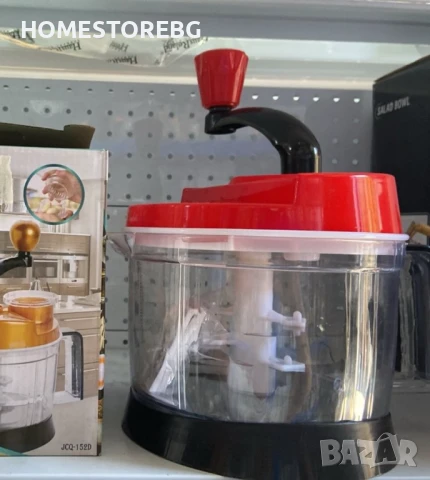 🔪 Мултифункционален кухненски чопър 2L – смила, нарязва и миксира само с едно завъртане! , снимка 2 - Чопъри и пасатори - 51354657