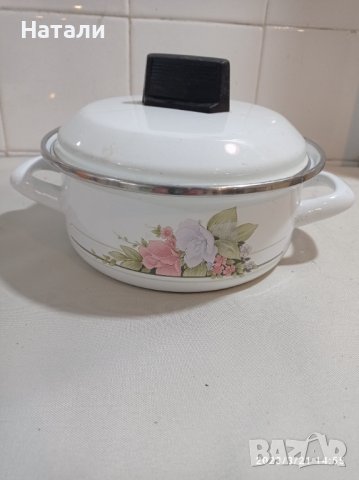 тенджера емайл 1Л 291, снимка 1