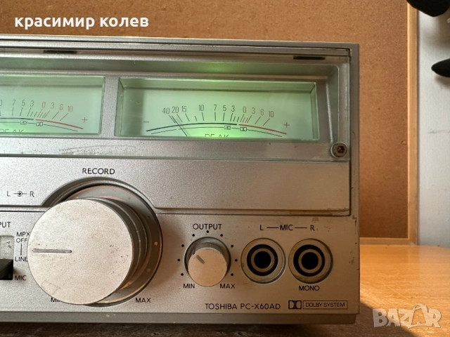 касетен дек "TOSHIBA PC-X60AD", снимка 3 - Декове - 52618382