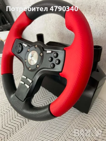 Волан С Педали Logitech Formula Force Ex, снимка 3 - Джойстици и геймпадове - 55775481