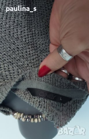 Два броя / Памучен пуловер тип туника "Only" / голям размер , снимка 9 - Блузи с дълъг ръкав и пуловери - 42764862