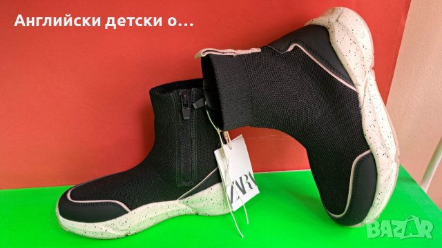 Английски детски кецове-ZARA , снимка 3 - Детски маратонки - 40271375