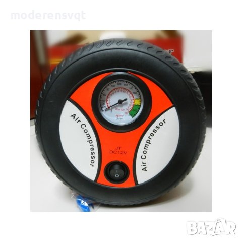 Компресор за помпане на автомобилни гуми - във формата на гума, снимка 2 - Аксесоари и консумативи - 40593521