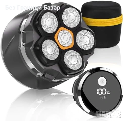 Нова Електрическа самобръсначка за плешиви 6D мокро сухо бръснене мъж