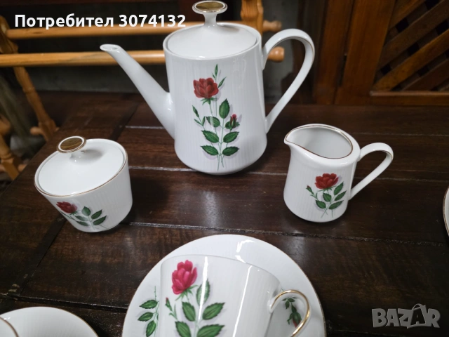 Голям сервиз от костен порцелан, снимка 6 - Сервизи - 54346998