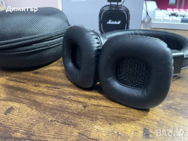 Слушалки Marshall Major II 2 Black + Калъф, снимка 6 - Слушалки и портативни колонки - 56506708