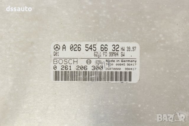 Компютър двигател Mercedes M112 V6 0265456632 W202 C280 W210 E320 W163 ML320, снимка 2 - Части - 42604764