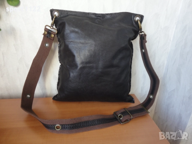 Toi&Moi/естествена кожа/бохо дамска чанта/торба, снимка 2 - Чанти - 26503282