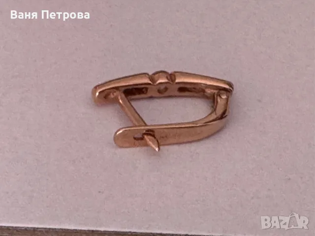 Златни обеци с диаманти