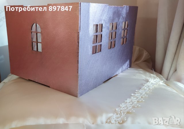 Дървена стаичка с мини мебели , снимка 6 - Играчки за стая - 40877882