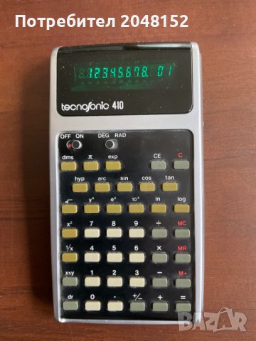 Електронен калкулатор с научни функции "technosonic 410" (Италия)