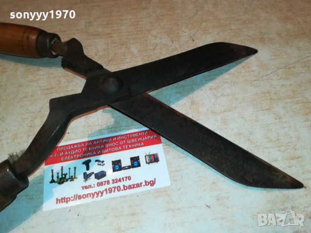 СТАРИ НЕМСКИ НОЖИЦИ-40СМ ВНОС ГЕРМАНИЯ 2109211939, снимка 12 - Антикварни и старинни предмети - 34209865