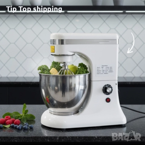 Планетарен миксер ST-BH7 – 7L професионален помощник в кухнята, снимка 2 - Кухненски роботи - 51822613