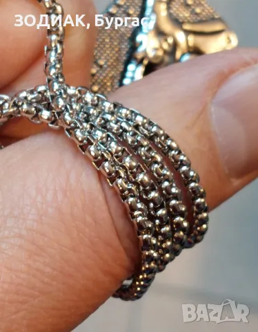 Зодия РАК - Гердан в стил Dog Tag, снимка 6 - Колиета, медальони, синджири - 48715077