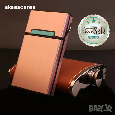 Нова Алуминиева табакера кутия Слим за тънки цигари мурати слим Murati slim контейнер за съхранение , снимка 11 - Табакери - 50223336