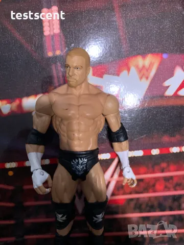 Екшън фигура WWE Triple H Трите Хикса Mattel basic Series играчка figure short hair, снимка 3 - Колекции - 49552984