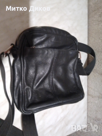 Чанта естествена кожа маркова на Silver Flame 24х22х7 см като нова, снимка 10 - Чанти - 53878851