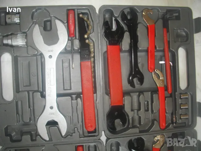 ИНСТРУМЕНТИ ЗА РЕМОНТ НА ВЕЛОСИПЕДИ Специализиран немски комплект Powrfix Непълен, снимка 3 - Други инструменти - 47799421