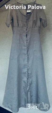 Нова дизайнерска рокля  GUDRUN SJÖDÉN лен, Швеция, снимка 14 - Рокли - 50984632