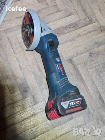BOSCH GWS 18V- LI - Акумулаторен ъглошлайф 