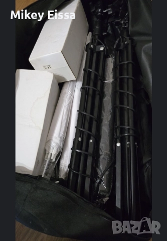 Green screen зелен + черен екран с осветление, снимка 7 - Светкавици, студийно осветление - 51648790