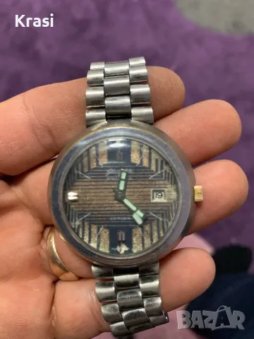 Автоматичен часовник Glasshutte 1970-1973, снимка 2 - Мъжки - 49427752