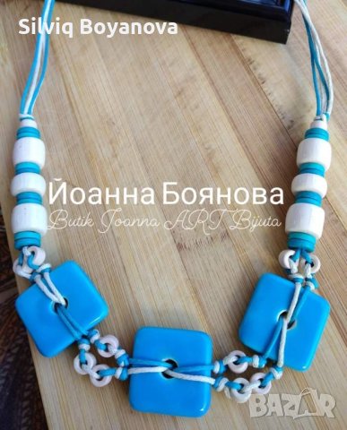 Колиета от керамика, ръчна изработк, снимка 7 - Подаръци за жени - 25376950