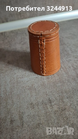 Кожена чашка за хвърляне на зарове , снимка 6 - Настолни игри - 53933304