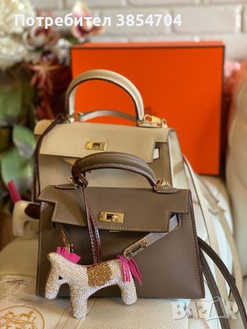 чанта Ермес Кели 27*Hermes Epsom gold hardware, снимка 16 - Чанти - 42425027