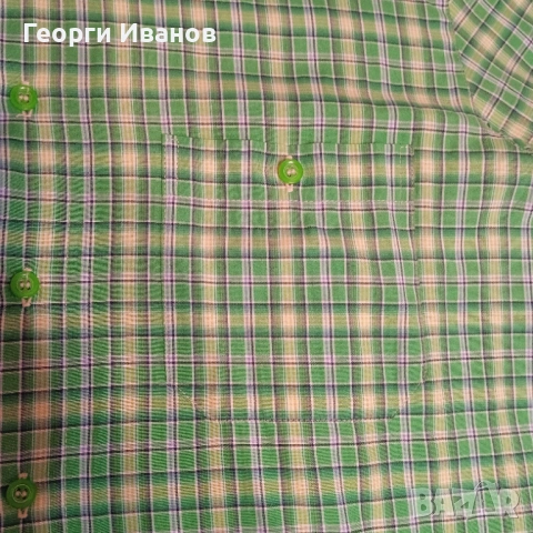 КАТО НОВА M/L ЕФЕКТНА БЪЛГАРСКА карирана спортно-елегантна риза BG plaid shirt, снимка 4 - Ризи - 53274928