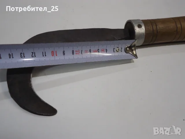 Стар  кован инструмент - косер, снимка 5 - Други ценни предмети - 56510094
