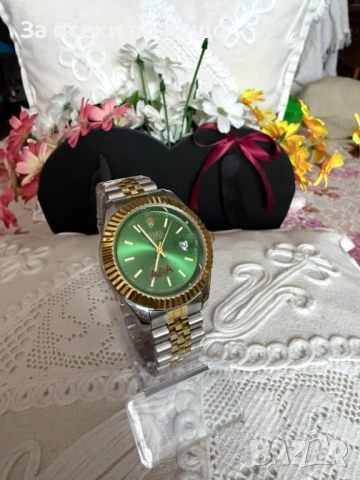 Rolex Мъжки Часовник Със Самонавиващ Механизъм - Налични Различни Цветове Код AT-15, снимка 3 - Мъжки - 53310861