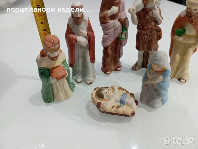 Порцеланови стари статуетки Рождество Христово, снимка 7 - Декорация за дома - 52678494